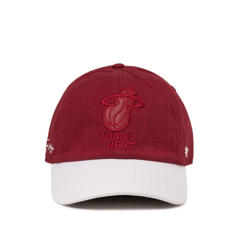 Caps & Bucket Hats*47 x Tommy Hilfiger *Miami Heat* Courtside Clean Up Cap Red