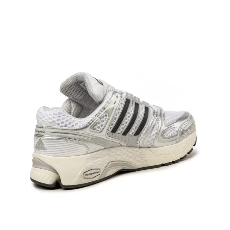 Leder Sneaker|Weiße Sneaker*Adidas Adistar Control 5 Silver Metallic / Grey One / Core Black