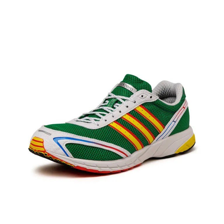 Vegane Sneaker*Adidas Adizero Adios OG Green / Cloud White / Bright Red