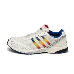 Vegane Sneaker|Weiße Sneaker*Adidas Adizero Adios OG W Crystal White / Royal Blue / Yellow