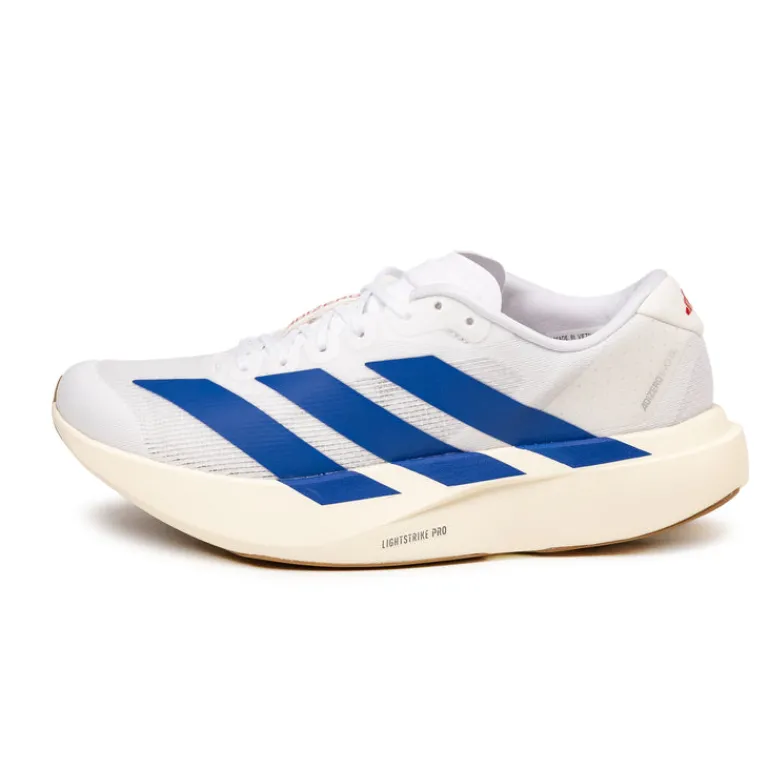 Vegane Sneaker|Laufschuhe*Adidas adizero Evo SL M Footwear White / Royal Blue / Pure Ruby