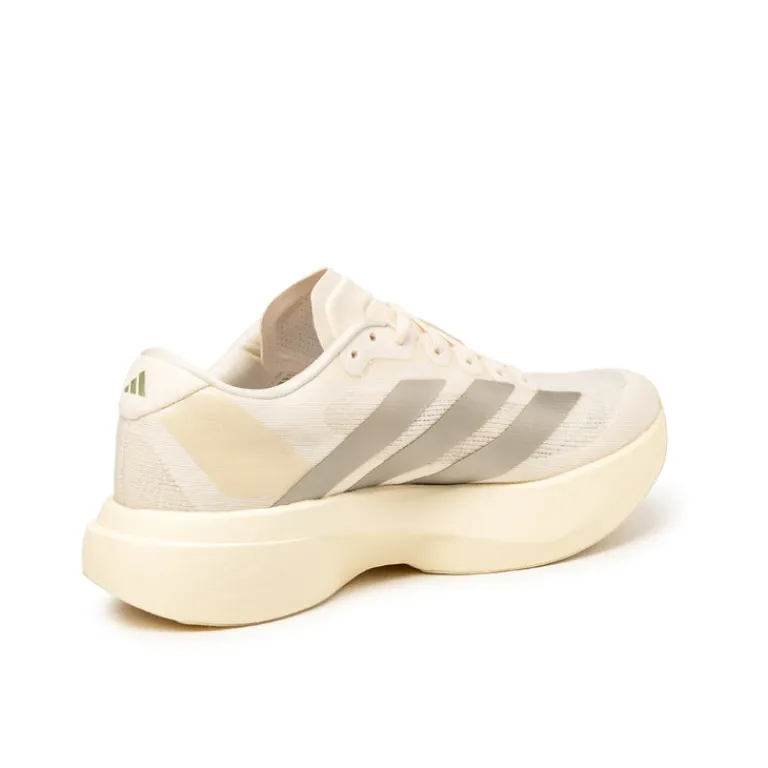 Vegane Sneaker|Laufschuhe*Adidas adizero Evo SL W Wonder White / Cyber Metallic / Warm Vanilla
