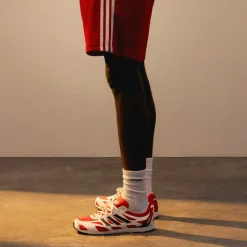 Vegane Sneaker|Laufschuhe*Adidas Adizero PR Footwear White / Pure Ruby / Core Black