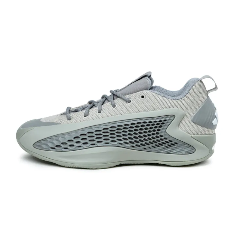 Vegane Sneaker*Adidas Anthony Edwards 1 Low Metallic Grey / Dove Grey / Footwear White