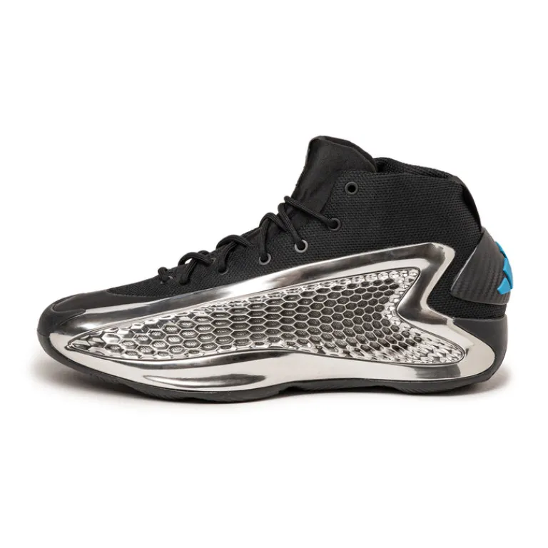 Vegane Sneaker|High-Top Sneaker*Adidas Anthony Edwards 1 Mid Core Black / Silver Metallic / Core Black