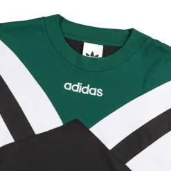 T-Shirts*Adidas Archive Cutline Tee Black / Collegiate Green