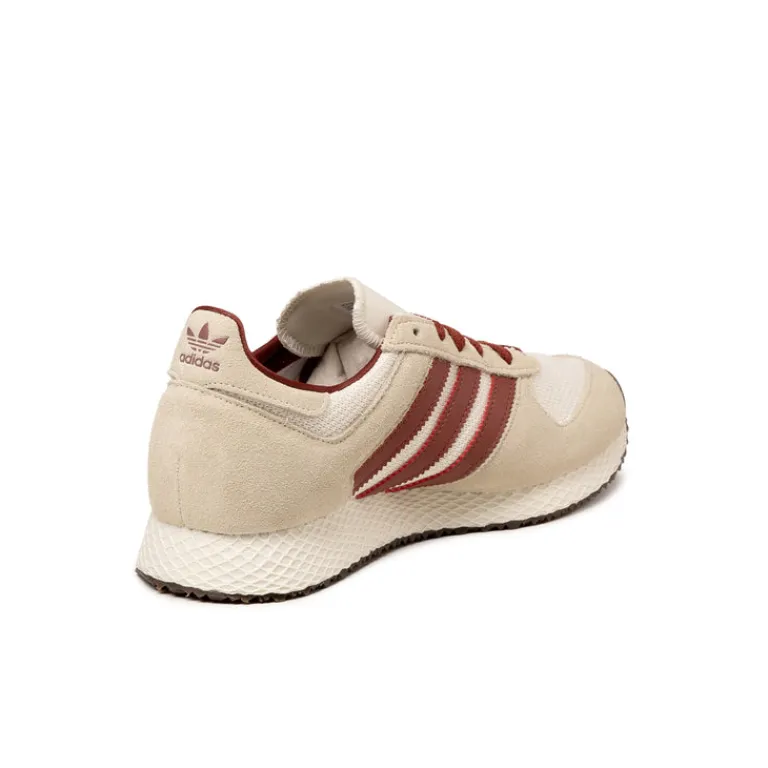 Leder Sneaker|Retro Runner*Adidas Atlanta W Cream White / Preloved Ruby / Off White
