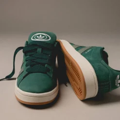 Leder Sneaker|Terrace Casual Sneaker*Adidas Campus 00s Collegiate Green / Silver Green / Off White