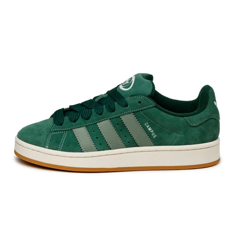 Leder Sneaker|Terrace Casual Sneaker*Adidas Campus 00s Collegiate Green / Silver Green / Off White
