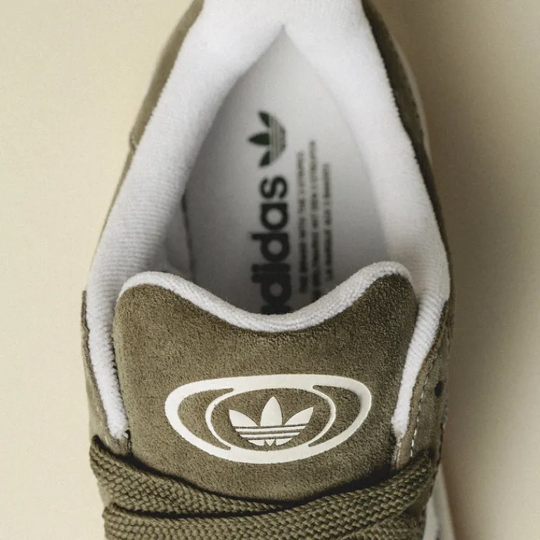 Leder Sneaker|Chunky Sneaker*Adidas Campus 00s Olive Strata / Cloud White / Off White