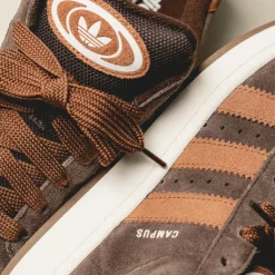 Leder Sneaker|Chunky Sneaker*Adidas Campus 00s Dark Brown / Preloved Brown / Cloud White