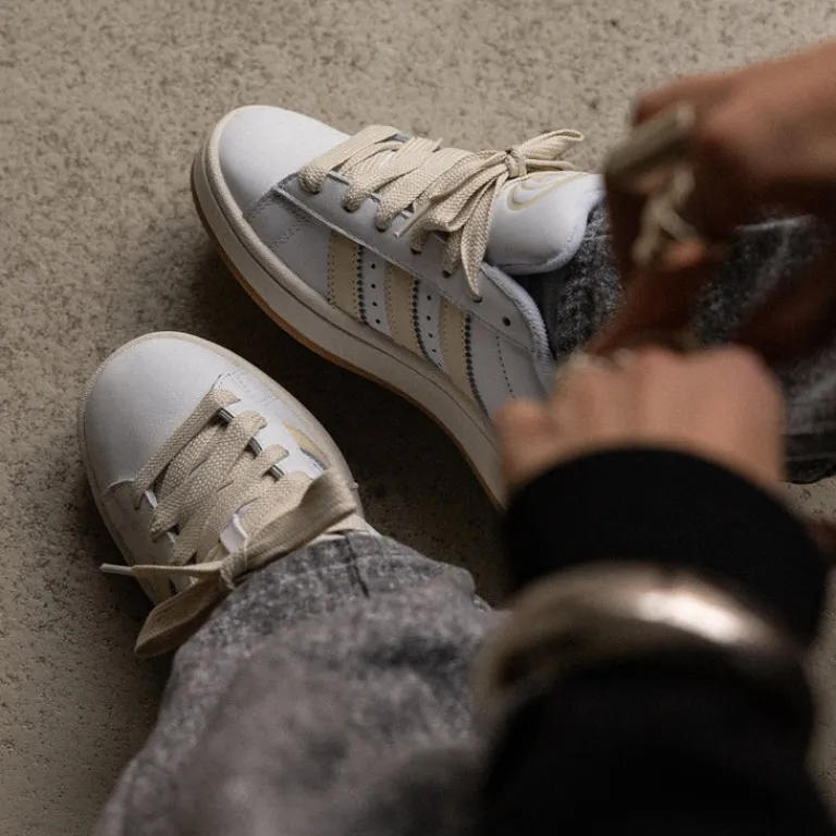 Leder Sneaker|Chunky Sneaker*Adidas Campus 00s W Footwear White / Cream White / Chalk White