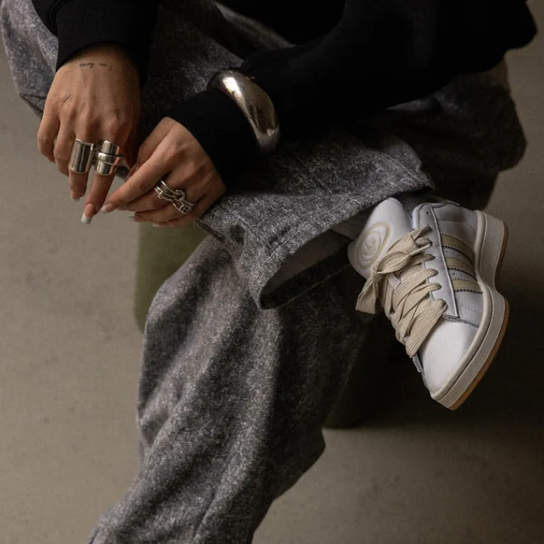 Leder Sneaker|Chunky Sneaker*Adidas Campus 00s W Footwear White / Cream White / Chalk White