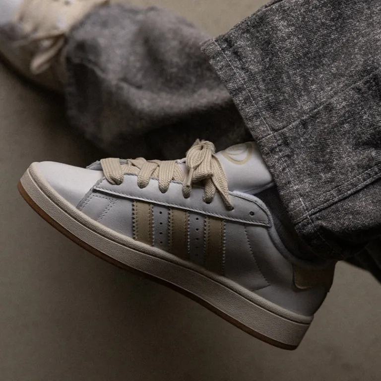 Leder Sneaker|Chunky Sneaker*Adidas Campus 00s W Footwear White / Cream White / Chalk White