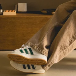 Leder Sneaker|Chunky Sneaker*Adidas Campus 00s W Crystal White / Core White / Collegiate Green