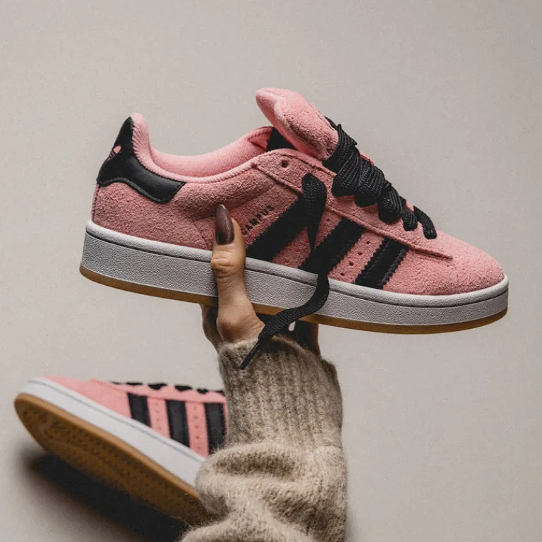 Leder Sneaker|Chunky Sneaker*Adidas Campus 00s W Semi Pink Spark / Core Black / Cloud White