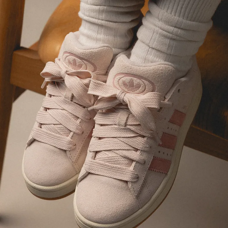 Leder Sneaker|Chunky Sneaker*Adidas Campus 00s W Wonder Quartz / Cream White / Wonder Mauve