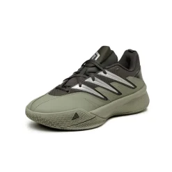 Leder Sneaker|High-Top Sneaker*Adidas Dame Certified 3 Low Cinder / Silver Pebble / Silver Metallic