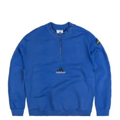Crewnecks*Adidas EQT Half-Zip Fleece EQT-Blue