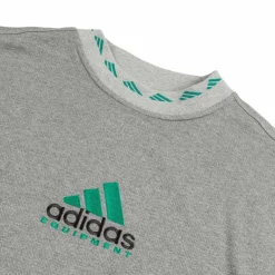 Crewnecks*Adidas EQT Reflective Crewneck Sweatshirt Medium Grey Heather