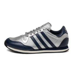 Leder Sneaker*Adidas Galaxy OG Silver Metallic / Night Indigo / Off White
