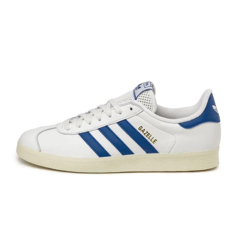 Leder Sneaker|Terrace Casual Sneaker*Adidas Gazelle Core White / Royal Blue / Cream White