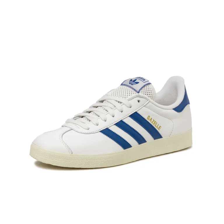 Leder Sneaker|Terrace Casual Sneaker*Adidas Gazelle Core White / Royal Blue / Cream White
