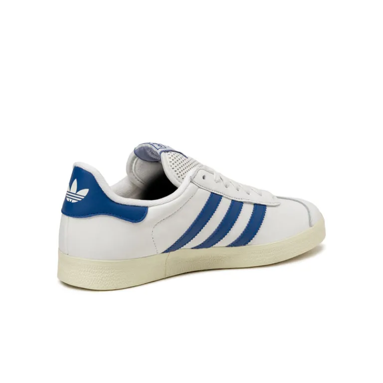Leder Sneaker|Terrace Casual Sneaker*Adidas Gazelle Core White / Royal Blue / Cream White