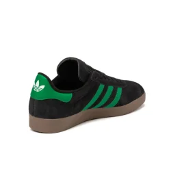 Leder Sneaker|Terrace Casual Sneaker*Adidas Gazelle Core Black / Court Green / Cloud White