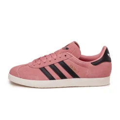 Leder Sneaker|Terrace Casual Sneaker*Adidas Gazelle Glow Pink / Aurora Black / Core White