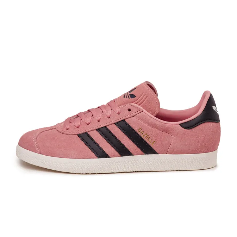 Leder Sneaker|Terrace Casual Sneaker*Adidas Gazelle Glow Pink / Aurora Black / Core White