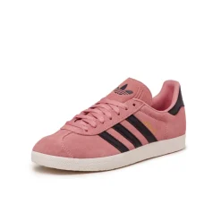 Leder Sneaker|Terrace Casual Sneaker*Adidas Gazelle Glow Pink / Aurora Black / Core White