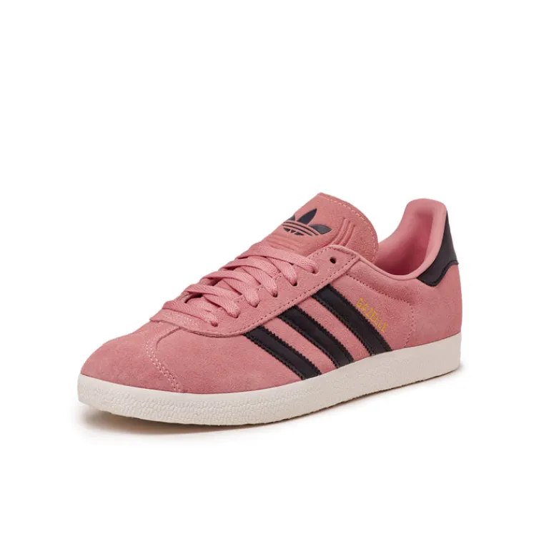 Leder Sneaker|Terrace Casual Sneaker*Adidas Gazelle Glow Pink / Aurora Black / Core White
