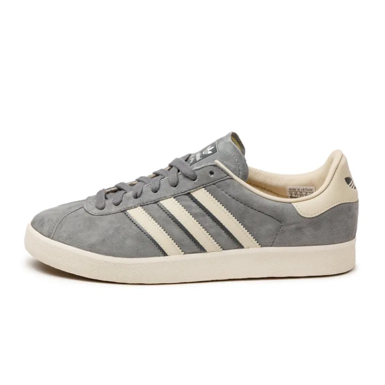 Leder Sneaker|Terrace Casual Sneaker*Adidas Gazelle 85 Grey Three / Wonder White / Off White