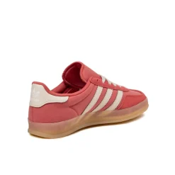 Leder Sneaker|Terrace Casual Sneaker*Adidas Gazelle Indoor Crew Red / Aluminium / Magic Beige