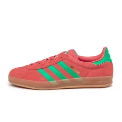 Leder Sneaker|Terrace Casual Sneaker*Adidas Gazelle Indoor Preloved Scarlet / Court Green / Cloud Whit