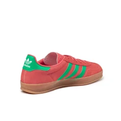 Leder Sneaker|Terrace Casual Sneaker*Adidas Gazelle Indoor Preloved Scarlet / Court Green / Cloud Whit