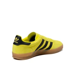 Leder Sneaker|Terrace Casual Sneaker*Adidas Gazelle Indoor Shock Yellow / Core Black / Gold Metallic