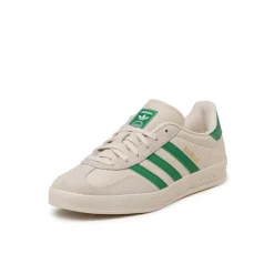 Leder Sneaker|Terrace Casual Sneaker*Adidas Gazelle Indoor Core White/ Green / Wonder White