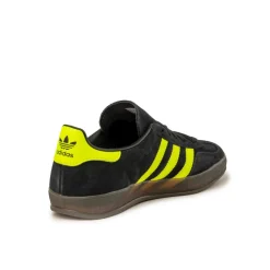 Leder Sneaker|Terrace Casual Sneaker*Adidas Gazelle Indoor Core Black / Solar Yellow / Cloud White