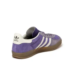 Leder Sneaker|Terrace Casual Sneaker*Adidas Gazelle Indoor Collegiate Purple / Cloud White / Shadow Violet