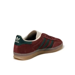 Leder Sneaker|Terrace Casual Sneaker*Adidas Gazelle Indoor Shadow Red / Shadow Green / Wonder White