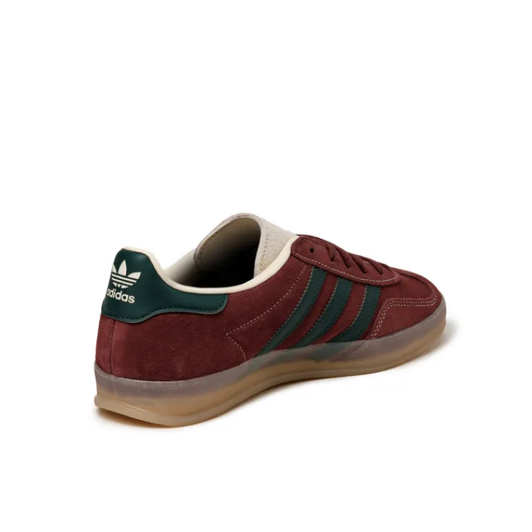 Leder Sneaker|Terrace Casual Sneaker*Adidas Gazelle Indoor Shadow Red / Shadow Green / Wonder White