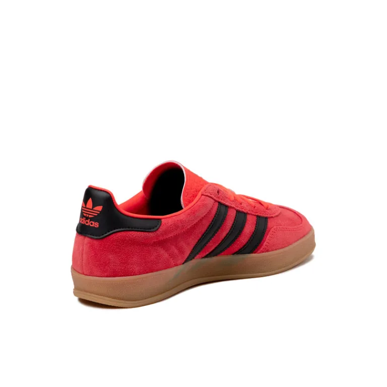 Leder Sneaker|Terrace Casual Sneaker*Adidas Gazelle Indoor Luzid Red / Core Black / Gold Metallic