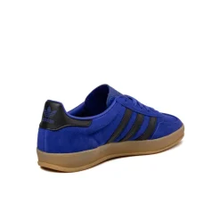 Leder Sneaker|Terrace Casual Sneaker*Adidas Gazelle Indoor Lucid Blue / Core Black / Gold Metallic