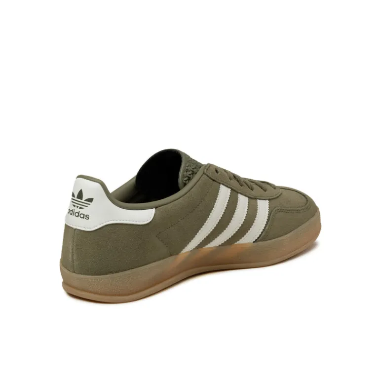 Leder Sneaker|Terrace Casual Sneaker*Adidas Gazelle Indoor live Strata / Footwear White / Gold Metallic