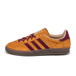 Leder Sneaker|Terrace Casual Sneaker*Adidas Gazelle Indoor Craft Ochre / Shadow Red / Warm Sandstone