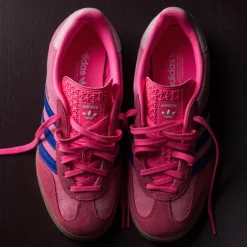 Leder Sneaker|Terrace Casual Sneaker*Adidas Gazelle Indoor W Lucid Pink / Clear Pink / Gum 3