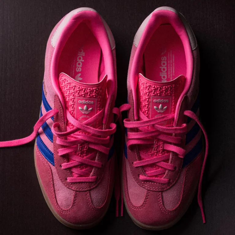 Leder Sneaker|Terrace Casual Sneaker*Adidas Gazelle Indoor W Lucid Pink / Clear Pink / Gum 3