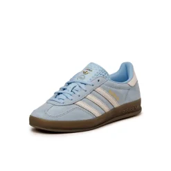 Leder Sneaker|Terrace Casual Sneaker*Adidas Gazelle Indoor W Clear Sky / Off White / Gum 5